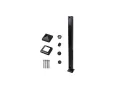 Leg for solar panel fence system