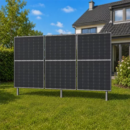 Fence structure TIPA for 3 solar panels 1365Wp Fence structure TIPA for 3 solar panels 1365Wp