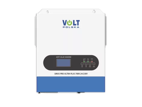 VOLT Sinus Pro Ultra Plus 7000 24/230V (3500/7000W) + 100A MPPT (60-500V) WiFi napelemes inverter