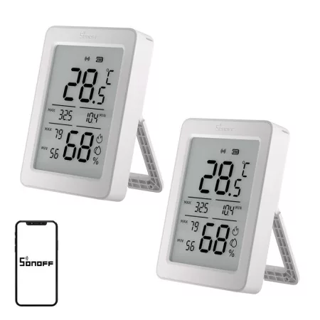 SONOFF SNZB-02DR2 ZigBee Smart Temperature and Humidity Sensor (2-pack) SONOFF SNZB-02DR2 ZigBee Smart Temperature and Humidity Sensor (2-pack)