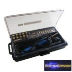 Fa égető páka, pirográf készülék 22 fejes készlet