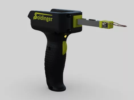 SOLDINGER PC-100 forrasztó pisztoly DeWalt akkumulátorokkal kompatibilis SOLDINGER PC-100 forrasztó pisztoly DeWalt akkumulátorokkal kompatibilis