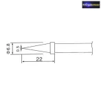 CZ-06540070 Tartalék pákahegy (ZD-30C,ZD-99,ZD-8906,ZD-8906L)