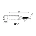 Forrasztópáka hegy N8-3 (ZD-8961) Forrasztópáka hegy N8-3 (ZD-8961)