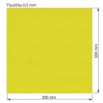   Epoxi szigetelőlap 0,5 x 300 x 300 mm akkumulátor készletekhez