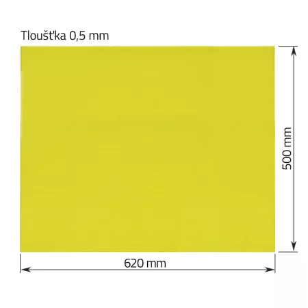 Epoxi szigetelőlap 0,5 x 500 x 620 mm akkumulátor készletekhez