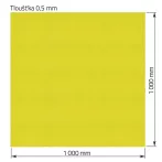Epoxi szigetelőlap 0,5 x 1000 x 1000 mm akkumulátor készletekhez Epoxi szigetelőlap 0,5 x 1000 x 1000 mm akkumulátor készletekhez
