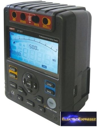 CZ-07720083 Digitális szigetelési ellenállás mérő UNI-T UT511 1kV
