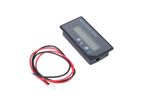 Voltmeter and Battery Capacity Indicator 12–84V Green