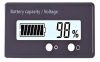 Voltmeter and Battery Capacity Indicator 12–84V White