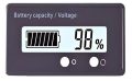 Voltmeter and Battery Capacity Indicator 12–84V White