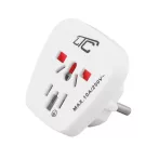 LTC LX6032 univerzális utazóadapter Csehországból 150 ország számára LTC LX6032 univerzális utazóadapter Csehországból 150 ország számára