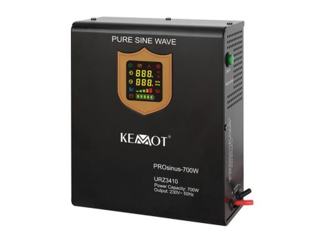 Backup power supply KEMOT PROsinus-1000 12V 230V 1000VA 700W Black wall mounted