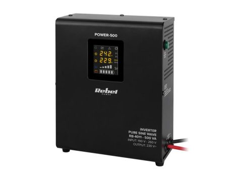 Power supply REBEL POWER-500 12V 230V 500VA 300W Black wall-mounted