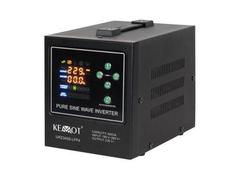 Backup power supply KEMOT PROsinus-800-LFP4 12V 230V 800VA 500W Black