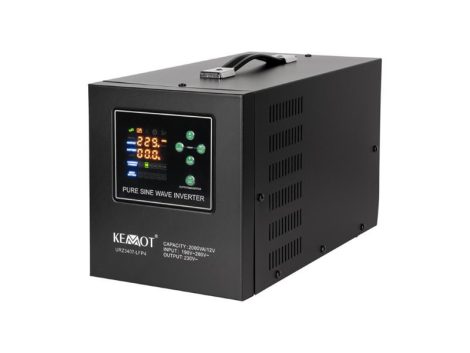 Backup power supply KEMOT PROsinus-2000 12V 230V 2000VA 1200W Black URZ3407-LFP4