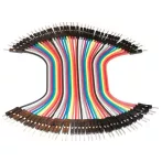 Dupont csatlakozó kábelek 40pin, 10cm, hím-hím