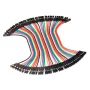 Dupont csatlakozó kábelek 40pin, 10cm, aljzat-aljzat