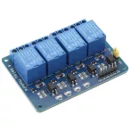 Relé modul 4x, 5V tápegységgel, optokapcsolóval Relé modul 4x, 5V tápegységgel, optokapcsolóval