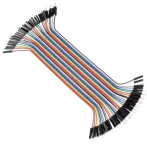 Dupont csatlakozókábel 40pin, 20cm hosszú, hím-hím