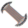Dupont csatlakozókábel 40pin, 20cm hosszú, aljzat-aljzat