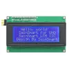 LCD2004 IIC / I2C kijelző, 20x4 karakter, kék háttérvilágítás
