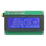   LCD2004 IIC / I2C kijelző, 20x4 karakter, kék háttérvilágítás