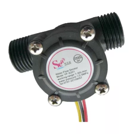 Áramlásmérő YF-S201 1/2 "1-30l / perc Arduino-hoz