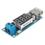  Tápegység modul, lépcsős csökkentő átalakító 4.5-40V-ról 5V/2A-ra, USB + voltmérő