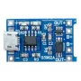 Li-Ion töltő 1A védelemmel, modul IO TP4056 (micro USB)