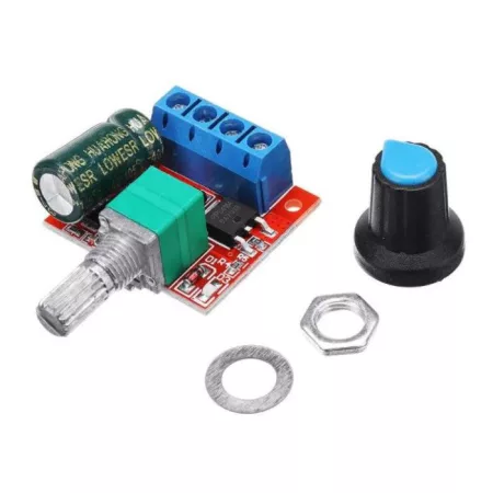 PWM sebességszabályozó egyenáramú (DC) motorokhoz 5-35V, maximum 5A