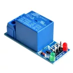   Relémodul 1x, 5V tápellátás és vezérlés, optokapcsoló nélkül