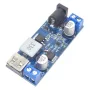   Tápegység modul, léptető átalakító 12-24V-ról 5V/5A-ra, USB + csatlakozóblokk