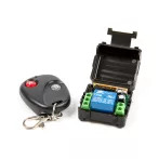 Távirányító, adó + vevő RF 433MHz, 12V 1-csatornás