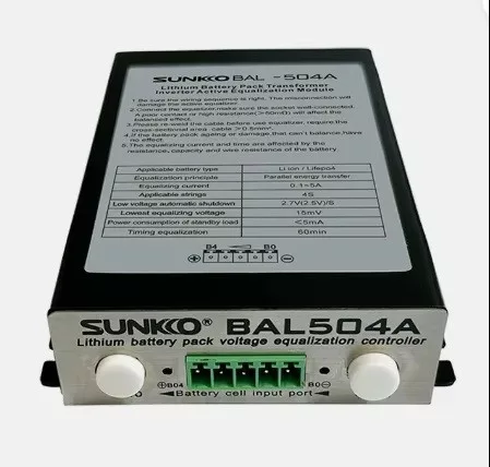 Akkumulátor egyensúlyozó SUNKKO BAL-504A 4S 5A Li-Ion és LiFePO4 számára Akkumulátor egyensúlyozó SUNKKO BAL-504A 4S 5A Li-Ion és LiFePO4 számára
