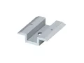 Medium bracket with grounding pins silver 41x50