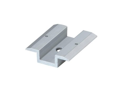 Medium bracket with grounding pins silver 41x50