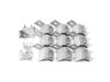 Profile holder for a folded roof - set of 10 pcs
