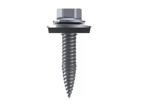 Self-tapping screw M6x25 A2 + EPDM washer Self-tapping screw M6x25 A2 + EPDM washer