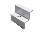Adjustable end handle silver 35mm
