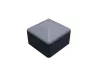 Profile end cap, plastic II, silver
