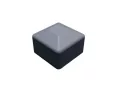 Profile end cap, plastic II, silver