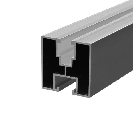 Alumínium H profil rögzítéshez 40x40mm 2.40 m ezüst Alumínium H profil rögzítéshez 40x40mm 2.40 m ezüst