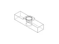 Rectangular nut 10x40x10
