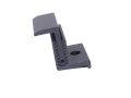 Adjustable end bracket black 30x42.5x50mm