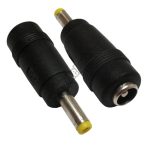 DC adapter DC dugó 4,0/1,7mm-DC aljzat 5,5/2,1mm.