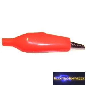 ET-2068 Krokodil csipesz, közepes, piros ET-2068 Krokodil csipesz, közepes, piros