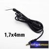 ET-2133 1,7/4,0mm DC táp dugóval szerelt kábel.