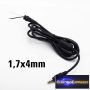 ET-2133 1,7/4,0mm DC táp dugóval szerelt kábel.