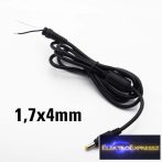 ET-2133 1,7/4,0mm DC táp dugóval szerelt kábel.